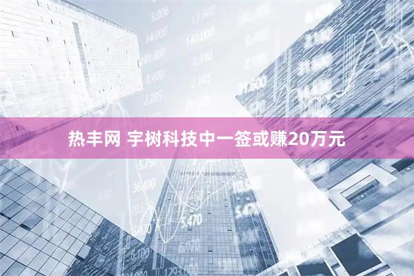 热丰网 宇树科技中一签或赚20万元